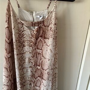 Bar III Snake Print Top